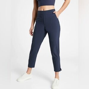 Athleta Navy Straight Leg Pants